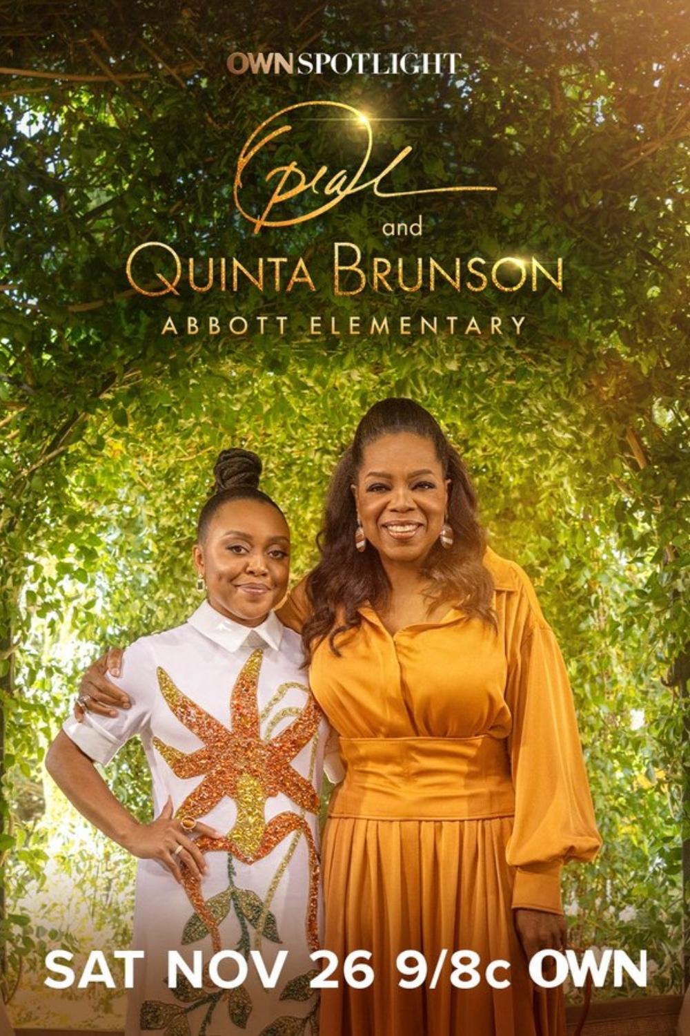 Постер Oprah and Quinta Brunson Abbott Elementary